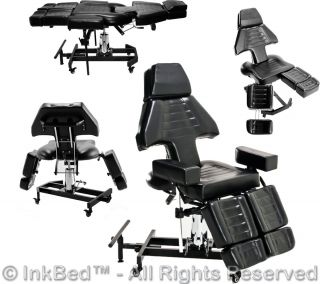 Inkbed Tattoo Client Hydraulic Chair Bed Massage Table Ink Bed Salon