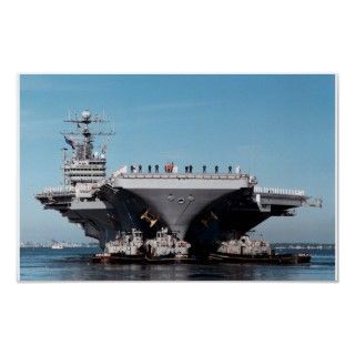 USS George Washington CVN 73 Aircraft Carrier Poster
