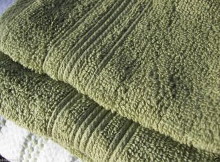  Leaf Green Premium Hygro 100 Cotton Bath Towel Set 6 6 6