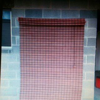 Bamboo Roll Up Blind 48 x 62 by Lewis Hyman with Liner