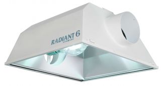 New Hydrofarm RD6AC Radiant 6 Air Cool Grow Light Reflector Unit w