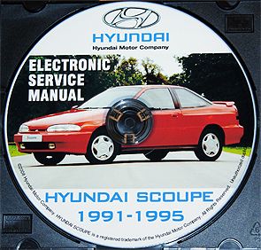 1992 1993 1994 1995 Hyundai S Coupe Scoupe Workshop Service Repair