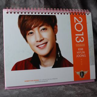 Pop Kim Hyun Joong 2013 Desk Photo Calendar