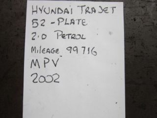 Hyundai Trajet 2 0 Throttle Control Body