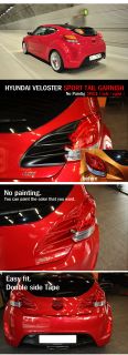 Sport Tail Garnish for 2012 Hyundai Veloster No Painting