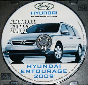 2007 2008 2009 Hyundai Entourage Workshop Service Repair Manual CD