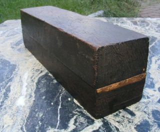 Antique Sharpening Stone in Wood Box