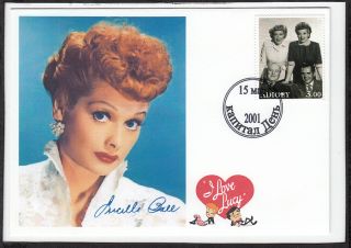 Lucille Ball   I Love Lucy   Postal Tribute     TV & Movie Star