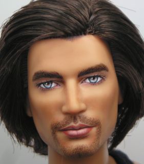 Ian OOAK Barbie Basics Black Label Ken Doll Art Repaint by Pamela