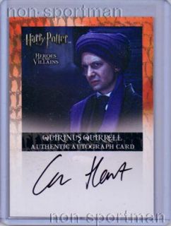 Harry Potter Heroes Villains Ian Hart Autograph