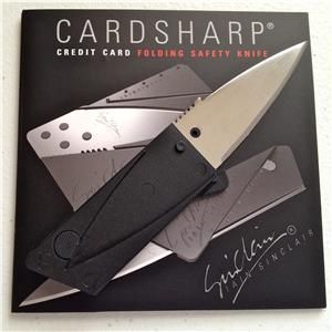 Ian Sinclair Cardsharp 2 Satin Blade Credit Card Folding Safety Knife