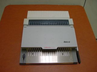 IBICO ibiMaster 400e ELECTRIC BINDING MACHINE for PLASTIC COMBS and