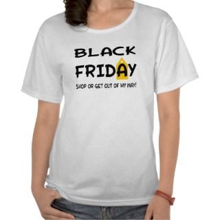 Funny Black Friday Red Tag on Text Shirts 