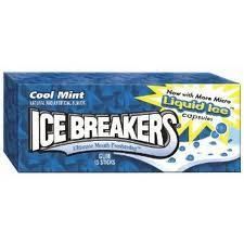 Hersheys Ice Breakers Gum Cool Mint 4 Packs Final Four 60 Sticks Total