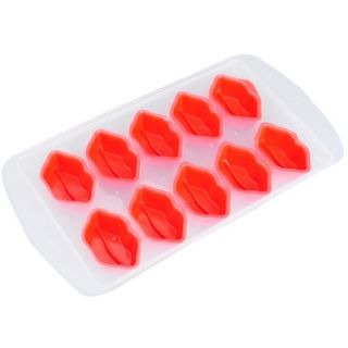 Ice Cube Tray Mold silicone and plastic BIG MOUTH Shaped New Random