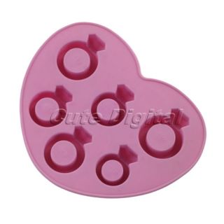  Ring Silicone Shaped Cube Ice Trays Ice Candy Mold Maker Party