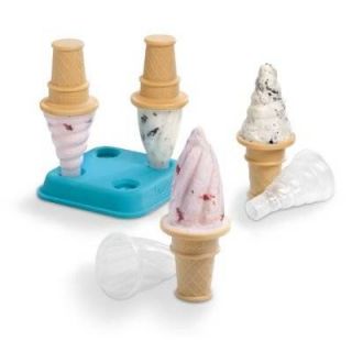 Tovolo 4 Ice Cream Pops Popsicle Frozen Treats Mold New