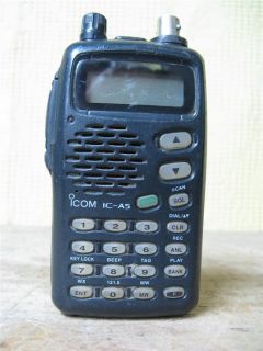 Icom IC A5 VHF Airband Handheld Transceiver