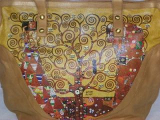 New Icon Brand Gustav Klimt Pop Art Large Tote Shopper Satchel Purse