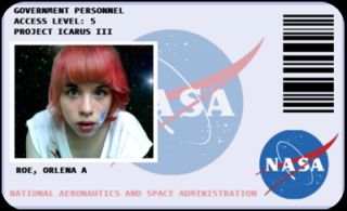 NASA ID Card National Aeronautics and Space Badge