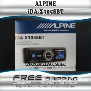 ALPINE iDA X305SBT Car Stereo iPod Bluetooth Player IDAX305 IDA X305S