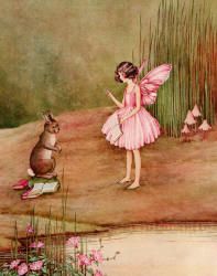 Ida Rentoul Outhwaite   One of the Fairies gave him lessons in French
