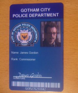 Gotham Police Department ID Card James Gordon