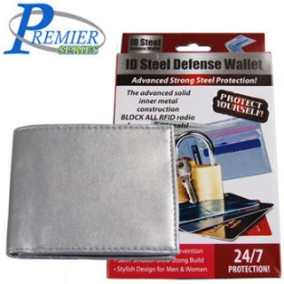 Premier Stainless Steel Identity Theft Protection Wallet Model No