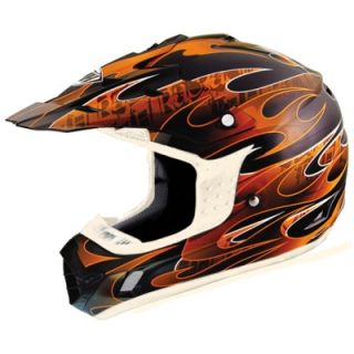 THH TX 12 Ignite Black Orange Full Face Dirt Bike Motorcross Helmet