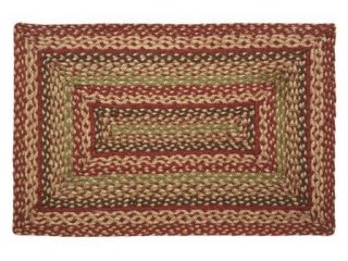 New from IHF Spice Jute Braided Rectangle Area Accent Rug Various