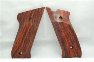Ruger MKII 22 Cocobolo Checkered Target Grips Fancy Gun