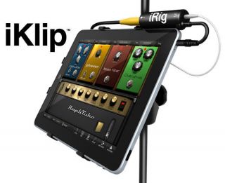 IK Multimedia iRig iKlip iPad 1 2 3 Microphone Music Stand Holder