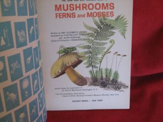 How Why Wonder Book of Mushrooms Ferns Mosses W♥W