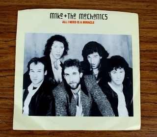 Mike And The Mechanics All I Need Is A Miracle Record 7 Inch Vinyl