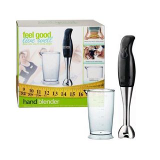 Stainless Steel Immersion Hand Blender with 3 1 2 Measuring Cup Puree
