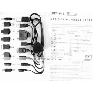 USD $ 6.19   14 in 1 Universal USB Charger for /MP4/Cell Phone/iPod