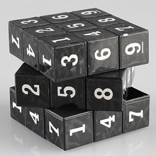 3x3x3 palm size number style magic cube black 00373698 1 write a
