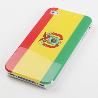 USD $ 2.79   Protective Bolivia Flag Case for iPhone 4 and 4S,