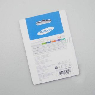  High Capacity 8g 8GB Micro SD TF Flash Memory Card Adapter 0704