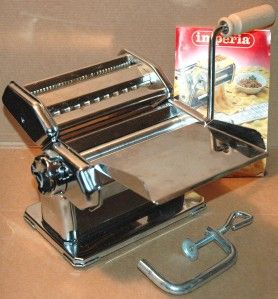 Imperia de Luxe SP 150 Fresh Home Made Pasta Machine with Tray