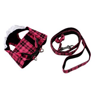  Lace Style Safety Body Harness and 4ft Leash for Dogs (S, 13 15inch