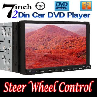 DIN 7 in Dash LCD Car DVD VCD CD Player Multimedia Radio