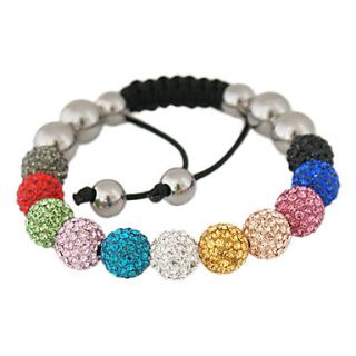 EUR € 13.97   Shamballa pavent le style coloré micro Bracelet de