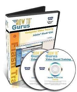 New Adobe Flash CS4 Software Video Tutorial 2 DVD 19hr