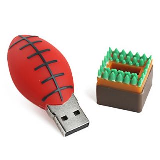 EUR € 26.67   16 GB de fútbol unidad flash USB (marrón), ¡Envío