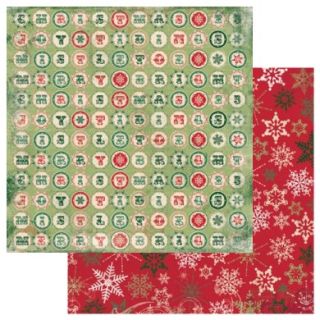 Bo Bunny Rejoice 12 x 12 Cardstock Collection Christmas Holiday Papers