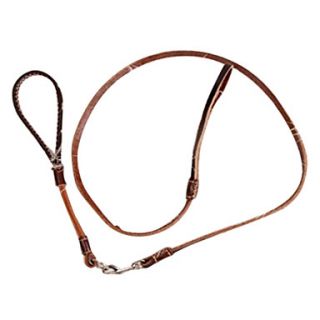 USD $ 25.99   Genuine Leather Dog Leash Kit, 110cm (18 23cm Collar