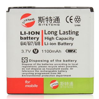 Li ion Battery for HTC G14, G17, G18, G21, Z710E, SENSATION, and