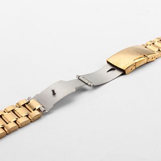 USD $ 10.99   Unisex Stainless Steel Watch Band 20MM (Gold),