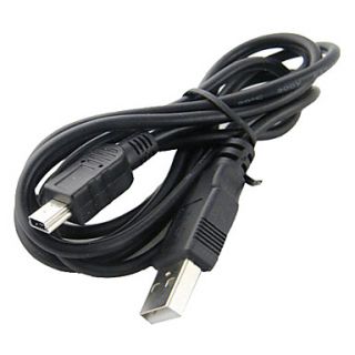 USD $ 4.19   USB Male to Mini 5 P Male Connection Cable (1.2m),